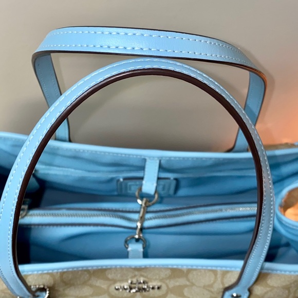 Coach Drawstring Carryall Tote Signature Canvas - Picture 14 of 16